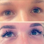 Nouveau lashes before and after